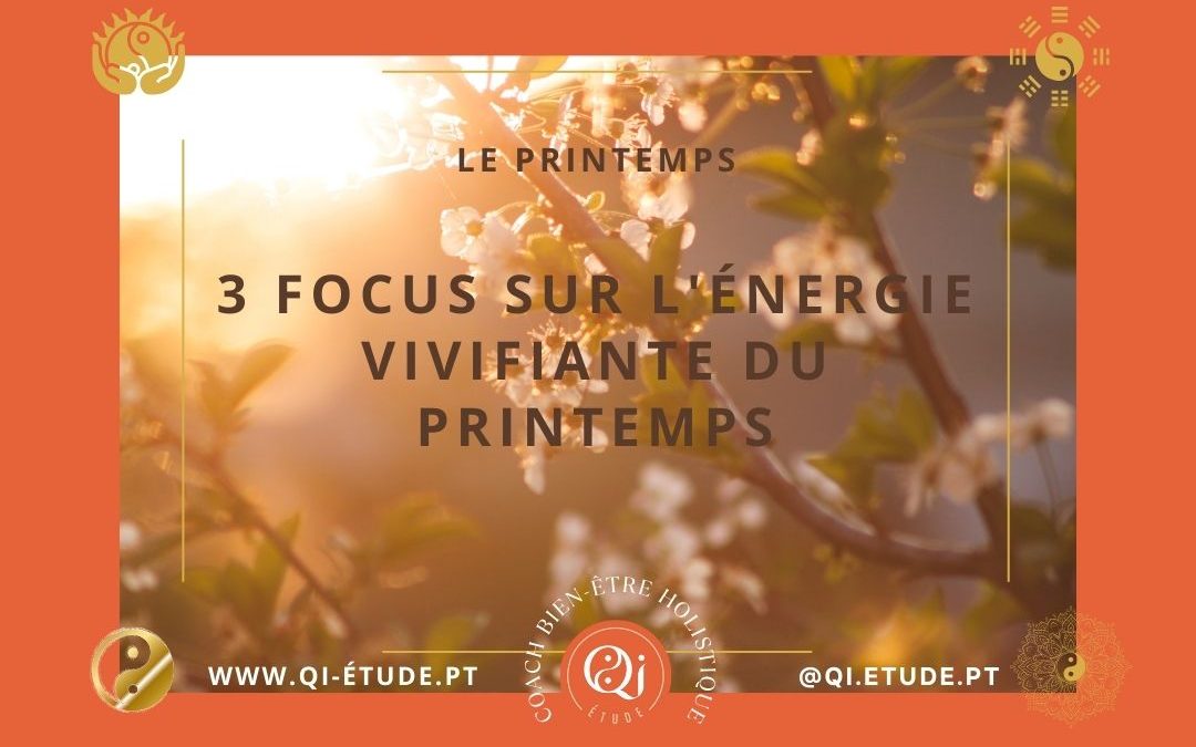 3 focus sur l&rsquo;énergie vivifiante du printemps 🌱🌸