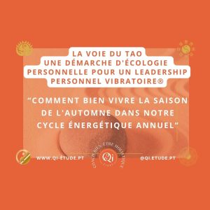 La Voie du Tao Une Démarche d'Écologie Personnelle pour un Leadership Personnel Vibratoire®